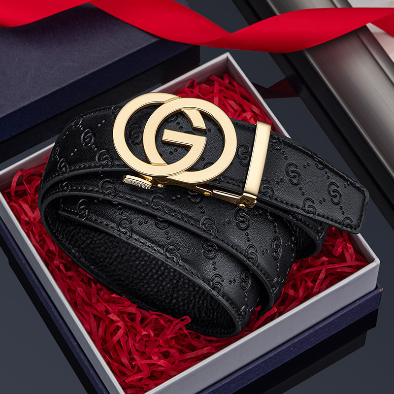 Formal Belt Leather Thin - Yeni Ince 34mm İş erkek Kemeri