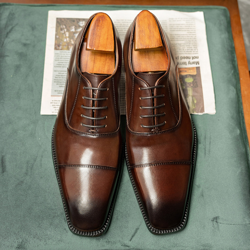 High End Men'S Formal Wear - İş resmi giyim küçük kare burunlu