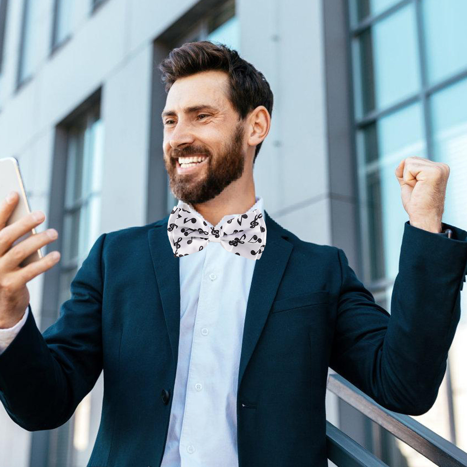 Müzik Notası Desenli Erkek Pap - Men'S Formal Wear Bow Ties incelemesi ve fiyatı