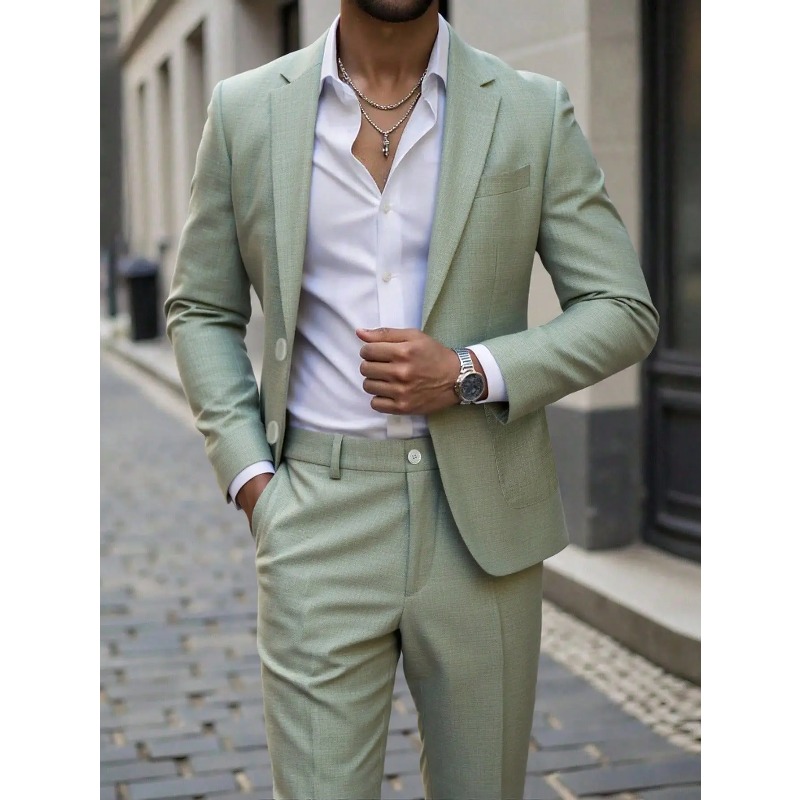 İş Adamları İçin Tek Renk Takı - Men'S Formal Dinner Wear incelemesi ve fiyatı