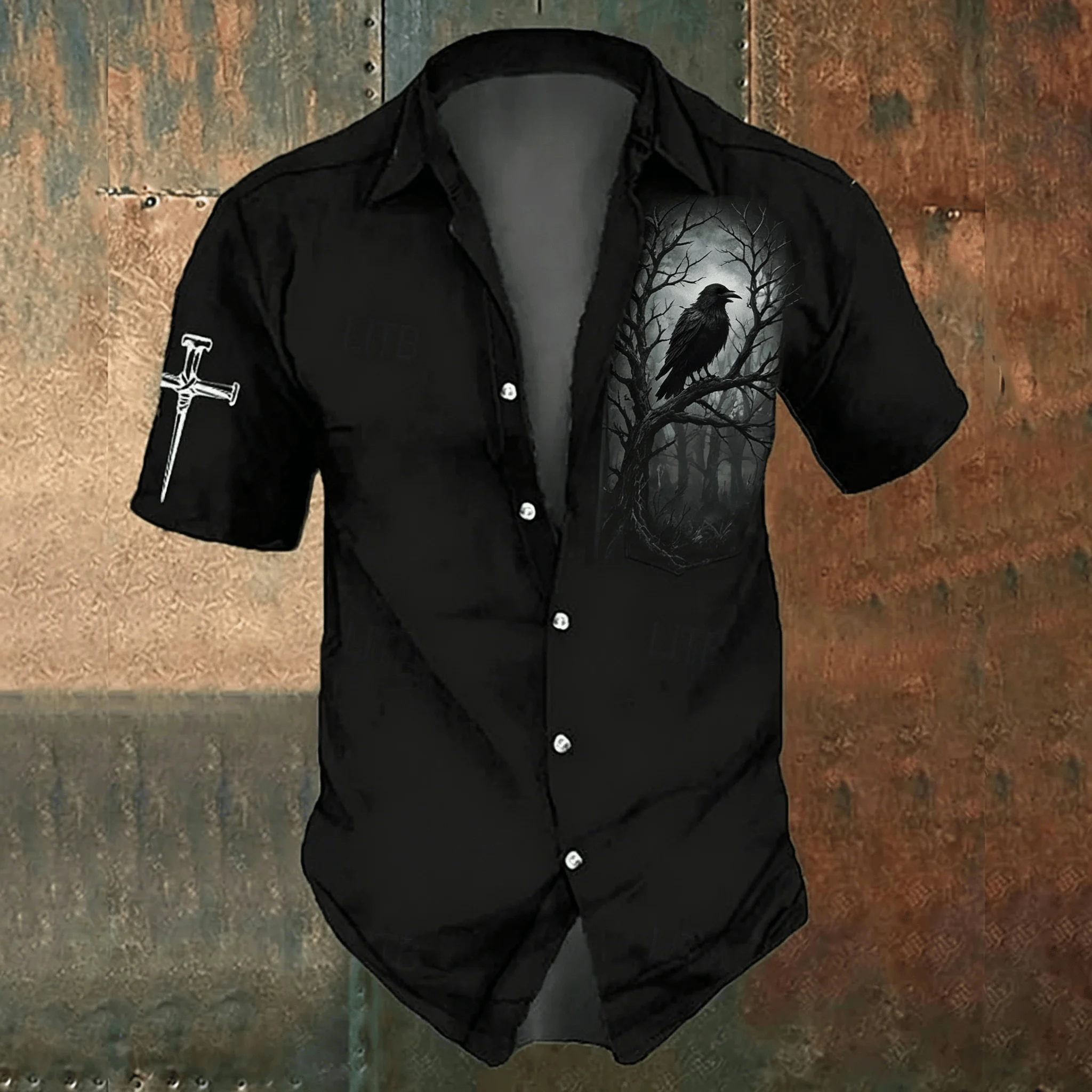 Erkek siyah çapraz desenli gün - Men'S Gothic Formal Wear incelemesi ve fiyatı