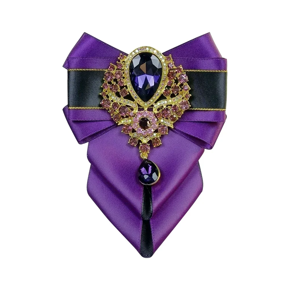Lüks Orijinal Yeni Mor Rhinest - Men'S Formal Wear Bow Ties incelemesi ve fiyatı