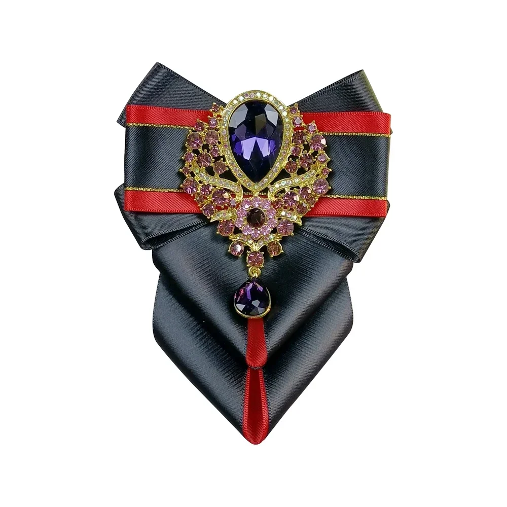 Lüks Orijinal Yeni Mor Rhinest - Men'S Formal Wear Bow Ties incelemesi ve fiyatı