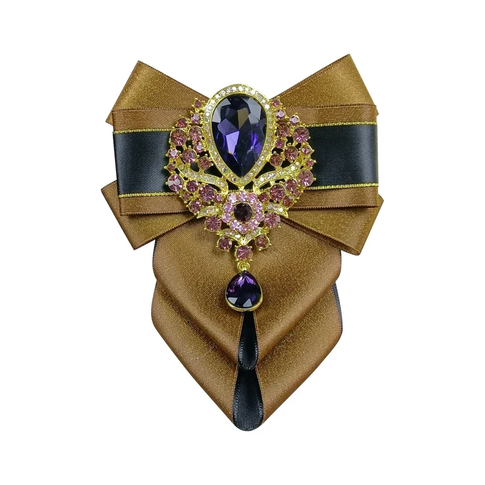Lüks Orijinal Yeni Mor Rhinest - Men'S Formal Wear Bow Ties incelemesi ve fiyatı