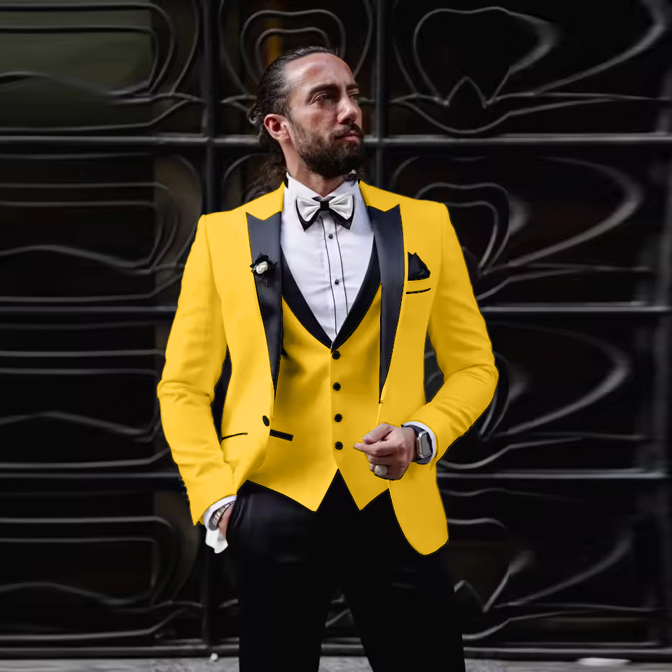 Erkek Slim Fit 3 Parçalı Smoki - Men'S Formal Dinner Wear incelemesi ve fiyatı