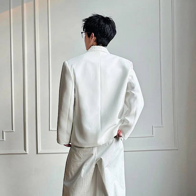 Blazer Lüks Erkek Dantel Yaka  - Men'S Gothic Formal Wear incelemesi ve fiyatı