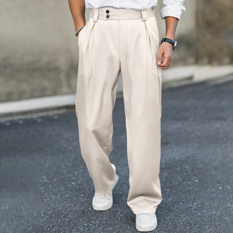 Erkek Geniş Bacak Elbise Panto - Dress Pant Flat Front incelemesi ve fiyatı